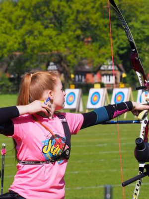 Stourbridge sisters Heike Palmer and Freya are making their mark in the world of archery