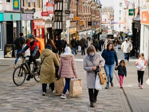 Supporting image for story: Eager shoppers form long queues as stores, pubs and salons reopen across Shropshire