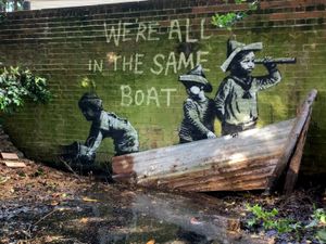 Supporting image for story: Banksy confirms he was behind streetwork in Suffolk and Norfolk