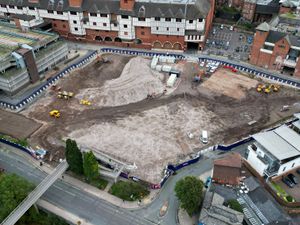 Supporting image for story: Part of Shrewsbury town centre road will close for five days while work begins on new park