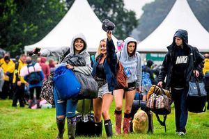 Revellers at V Festival
