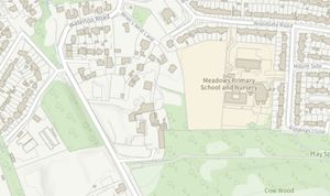 Location map of the Ketley development site from Telford & Wrekin Council's planning portal