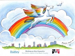 Supporting image for story: Dudley residents asked to take part in rainbow painting campaign
