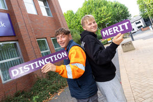 (left to right) Oliver Rolls Whitmore (aged 19) and Ethan Moss ((aged 19)