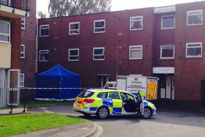 Police at the scene in Welllington