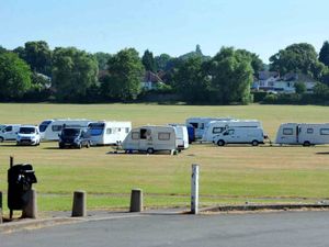 Supporting image for story: Travellers move on to Penn playing fields again - PICTURES and VIDEO