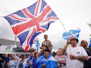 Supporting image for story: Anti-immigration group and counter-protesters in Falkirk standoff