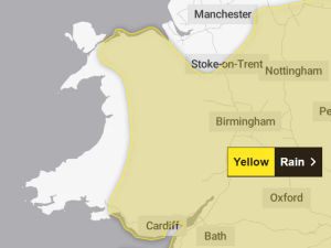Supporting image for story: New weather warning issued for Wales including Powys with risk of flooding