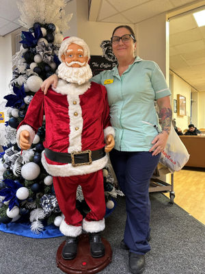 Debbie Wood from Rowley Regis Hospital reunited with her much loved friend