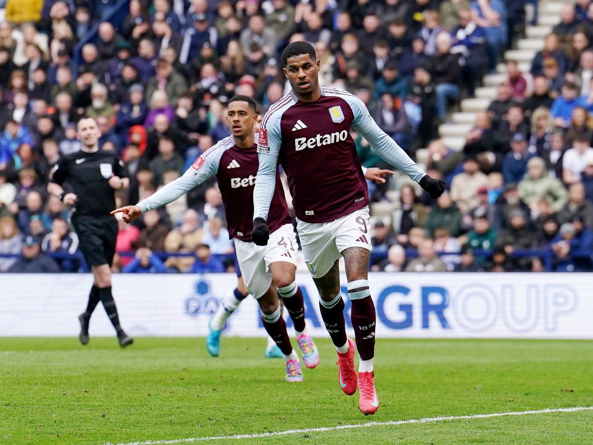 Unai Emery says happy Marcus Rashford loving life at Aston Villa