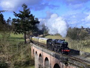 Supporting image for story: Historic steam train back on the tracks in time for school holidays
