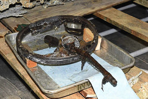 A machine gun has been recovered from the aircraft