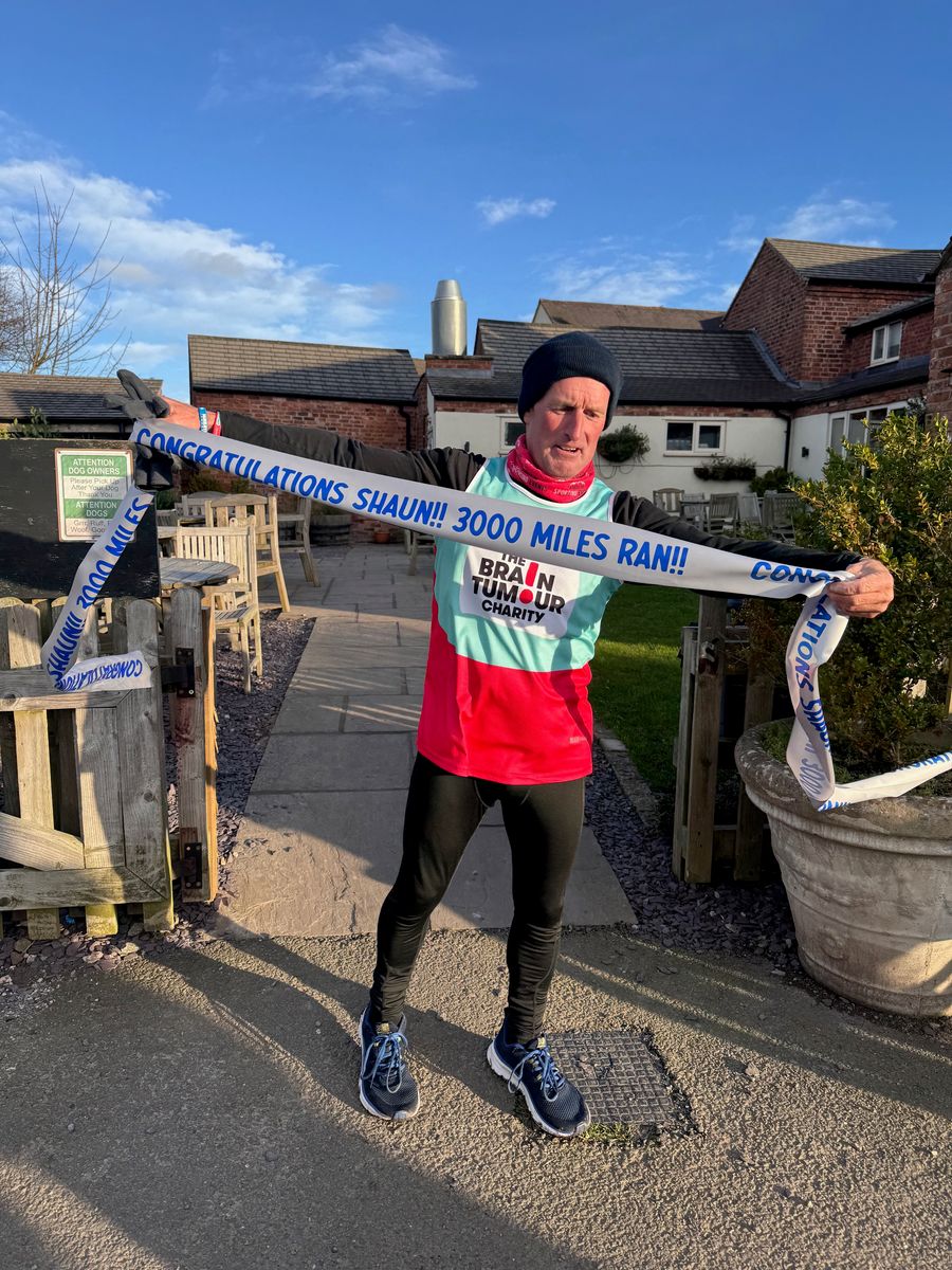 Four pairs of trainers, 3,000 miles, and thousands of pounds raised for ...