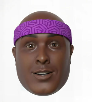 The Purple W-aki dolls head