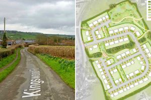 Kingswood Road, onto which new access for the estate would have been created (Google Street View; LVA/TIR, from application)