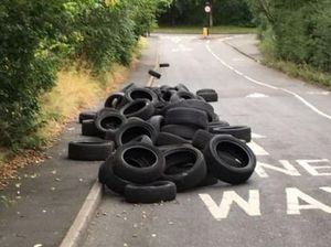 Fly-tipping in Wigmore Lane, West Bromwich. Photo: David Fisher