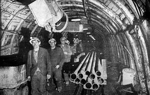 Underground at Alveley Colliery where it was dark, dirty – and dangerous