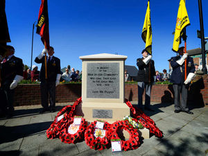 Supporting image for story: WATCH: Tears and smiles at Cannock First World War memorial services
