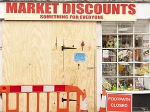 Supporting image for story: Car ploughs in to Wem shop