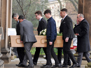 Supporting image for story: Hundreds say final farewell to Shrewsbury Town hero Ken Mulhearn