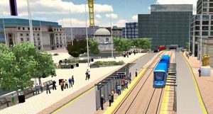 The new footage of the Metro making its way through Birmingham city centre has been revealed