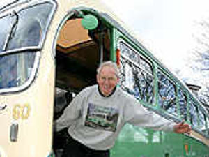 Supporting image for story: Nostalgic journey as coach arrives in town