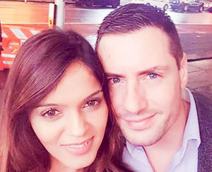 Ian with partner and fellow fundraiser Nipa Soni