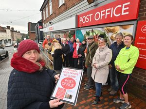 Supporting image for story: 'They started doing it this week and people are just walking out': Residents gather outside Broseley Post Office with petition to protest against changes