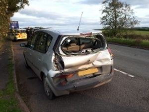 Supporting image for story: Police seize car after crash with lorry near Bridgnorth