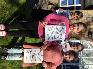 Back, left to right: Freya Bromley, Rosie Cashmore. Front, left to right: Lexie Brown, Essence Grainger