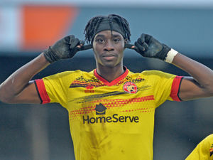 Supporting image for story: Hearts end chase for Walsall striker Elijah Adebayo