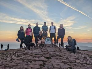 Supporting image for story: Three peaks conquered by adventurous lawyers 