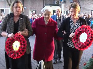 Supporting image for story: Tributes to Dutch woman nearly killed by shrapnel in the Second World War who looked after Shropshire regiment's war graves