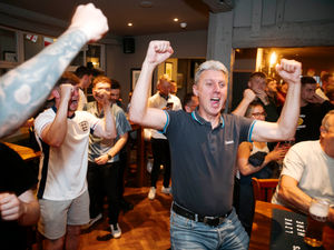 Supporting image for story: See our photos of fan action in Ludlow as England fans watch Euro 2024 semi-final