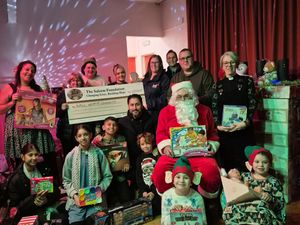 Supporting image for story: Santa trail raises hundreds supporting community