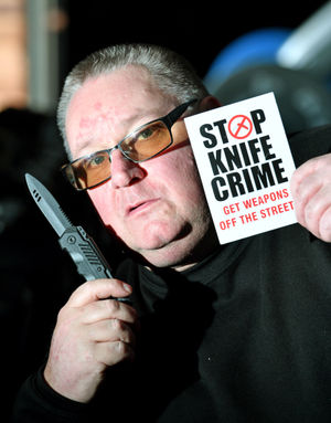 Stu Goldcrusher says young people could be carrying knives through fear