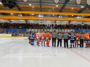 Supporting image for story: Telford Tigers pay their respects on an emotional evening
