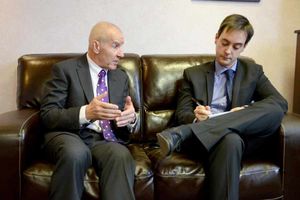 Jim McElligott talks to political editor Daniel Wainwright