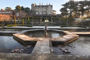 Frost at Lilleshall Hall on Friday morning