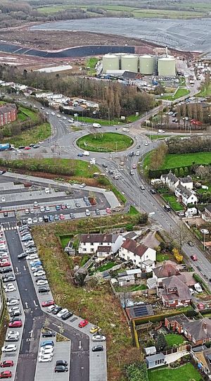 Mill Green Roundabout, Cannock..