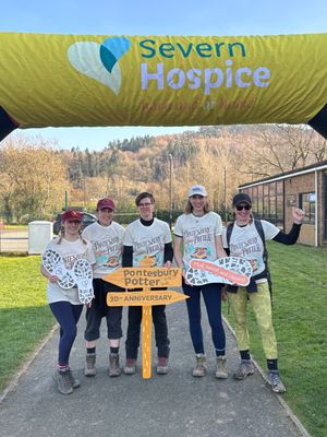 Hundreds of people took part in the event.