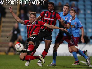 Supporting image for story: Checkatrade Trophy: Scunthorpe 2 Shrewsbury 0 - Report and pictures
