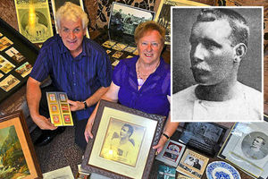 Supporting image for story: TV crew shines light on Shropshire swim hero Captain Webb