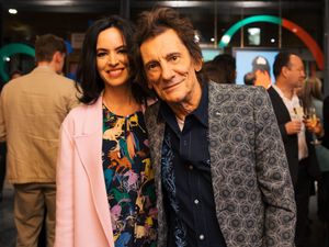 Supporting image for story: The Rolling Stones star Ronnie Wood joins family at exhibition opening in London
