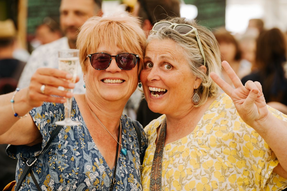 Sunny start to Ludlow Spring Festival as visitors enjoy a vibrant celebration of beer and food