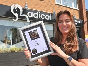 Caryn Birch, owner of Radical Hair & Beauty which has won the Best Hair Salon in Staffordshire award in the England Business Awards