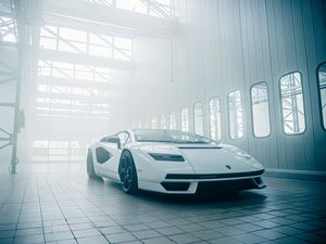 Supporting image for story: The Lamborghini Countach has returned with classic wedge-shaped design