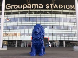 A general view of the Groupama Stadium in Lyon