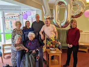 Supporting image for story: May celebrates her 106th birthday with family and friends