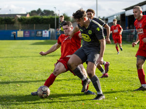Supporting image for story: Shifnal's first Trophy campaign ended by Trinity - non-league football round-up